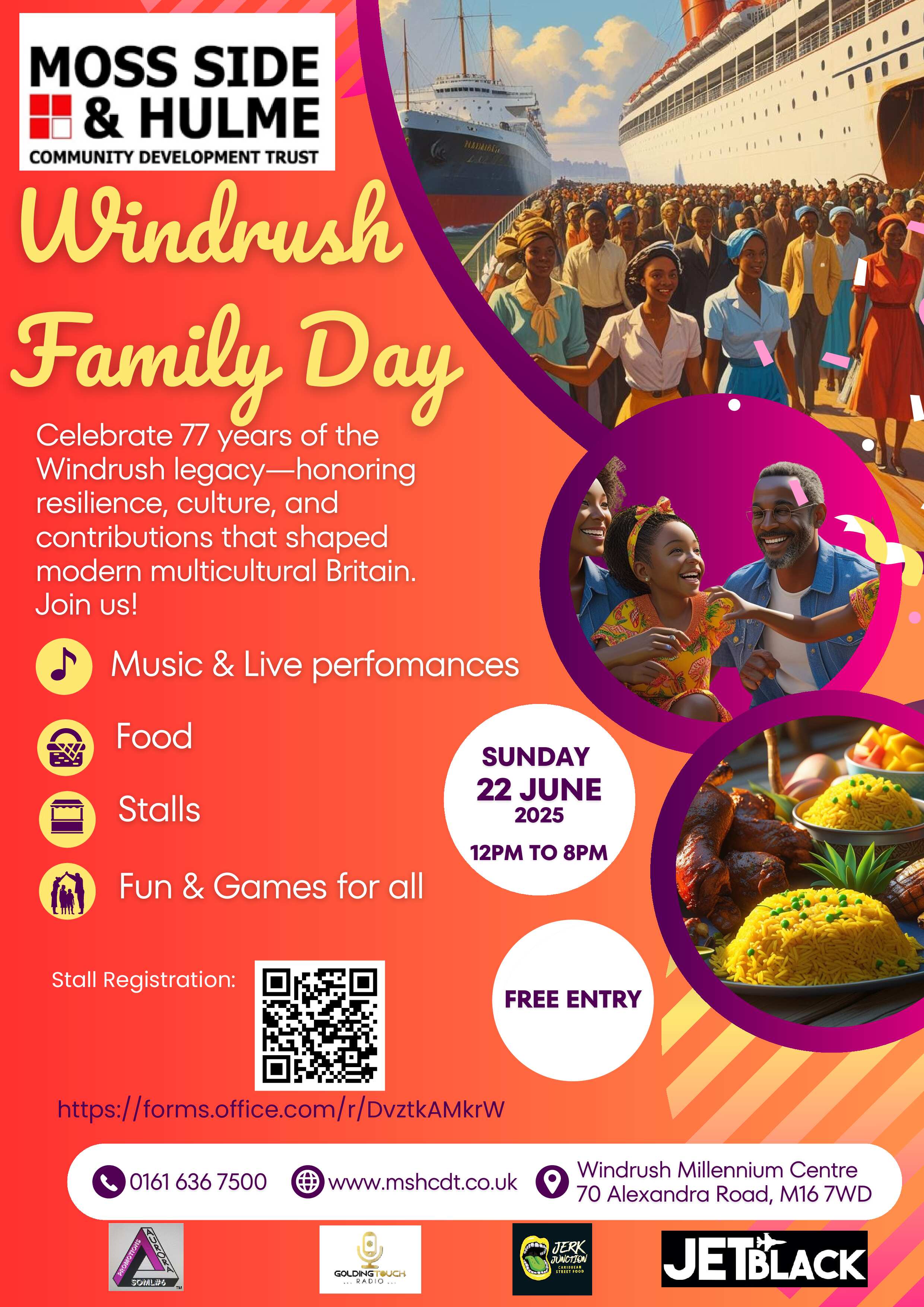 Windrush Family Day 2025 Event Flyer